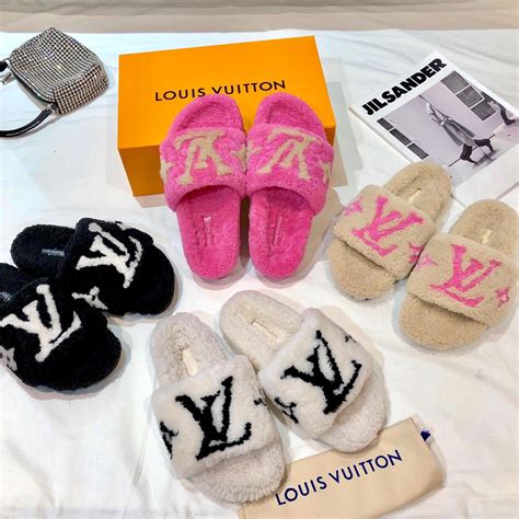 louis vuitton fluffy slippers price|LV Palace Slippers .